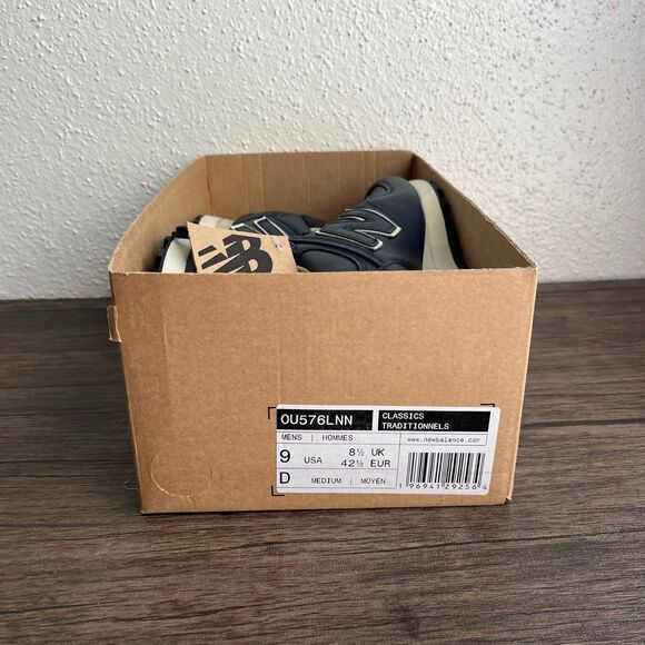 New Balance 576 Made In England Sky Captain Cement Navy Men’s Size 9 D OU576LNN - Picture 6 of 7